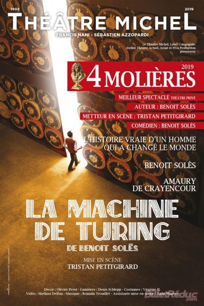 MACHINE DE TURING - AFFICHE 4 MOLIERES MACHINE DE TURING - AFFICHE 4 MOLIERES