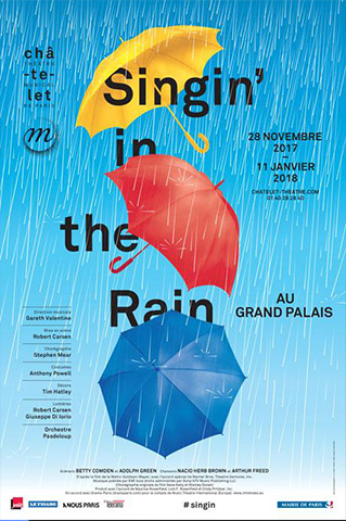 AFFICHE SINGIN IN THE RAIN GRAND PALAIS