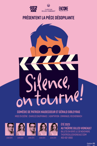 SILENCE ON TOURNE - AFFICHE Canada Ete 2023-site